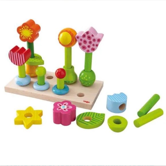 Haha Bonita Garden Flower Arranging Wooden Toy - Picture 3 of 4